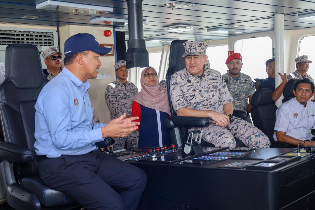 Kapal OPV1 mulakan rondaan sulung di perairan Sarawak